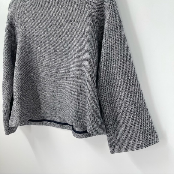 Theory Mock Neck Raglan Perry Top - Picture 2 of 3